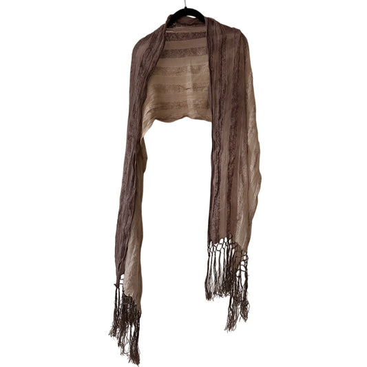 🍷Purple ombré sheer scarf with tassles