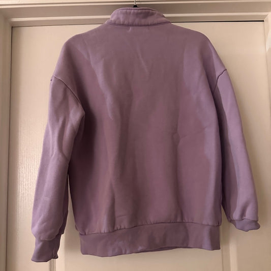 🐈‍⬛Trendy Queen lilac purple henley zip sweatshirt size small
