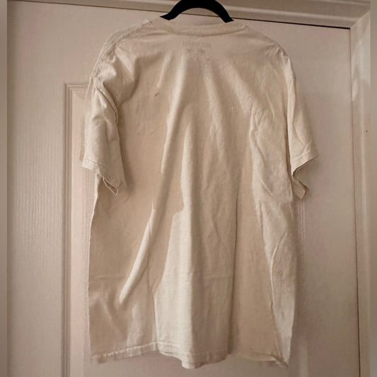 Riot society white tee shirt size large