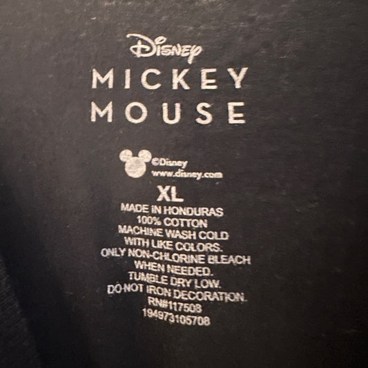 Mickey Mouse black graphic tee size XL