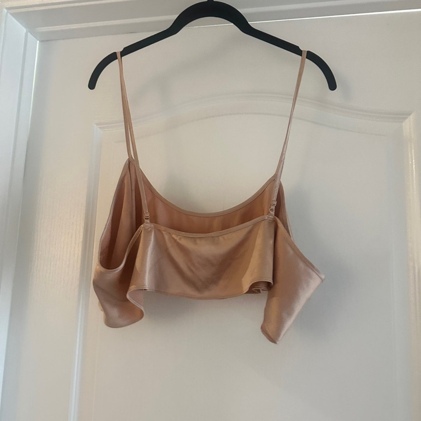 Skims woven shine cropped cami size 2X