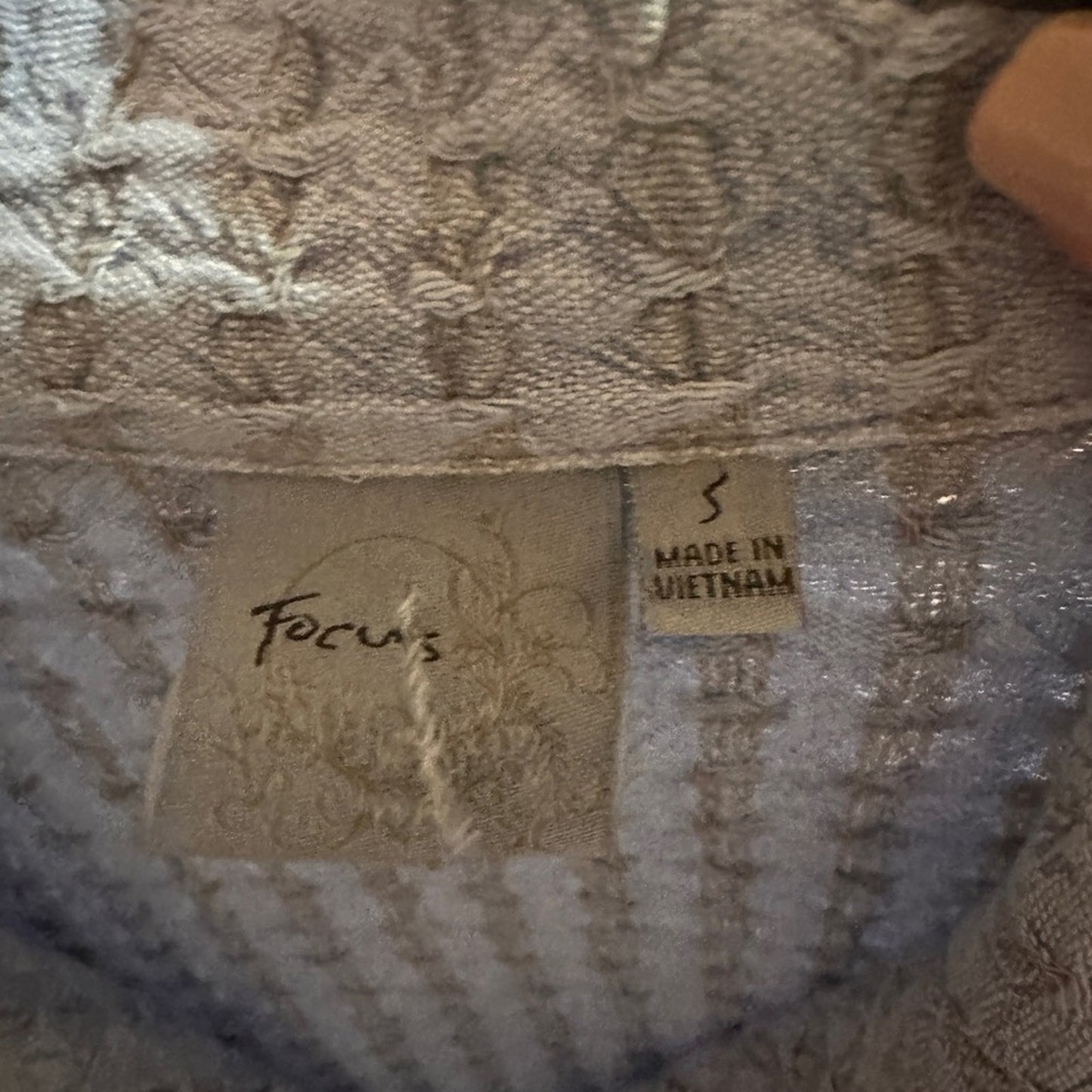 Focus Vintage cotton woven eclectic blazer size small