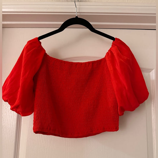 And Now This Red Women's Blouse size medium