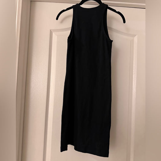 Divided black tank dress size small