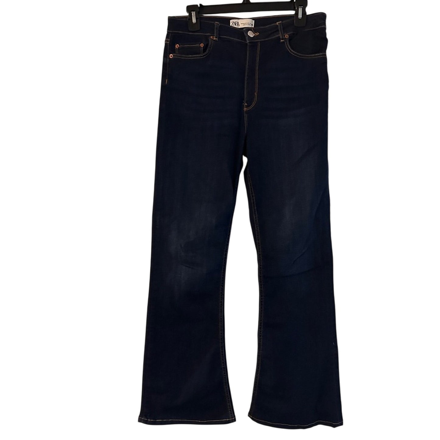 Zara dark wash boot cut jeans size 8