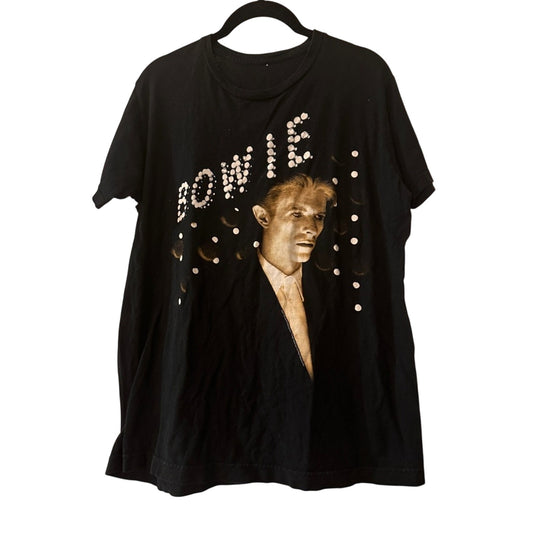 Bowie black graphic tee