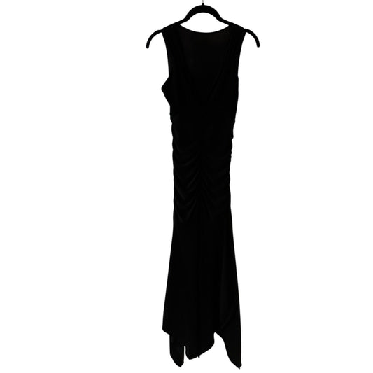 Black midi cocktail dress size xs