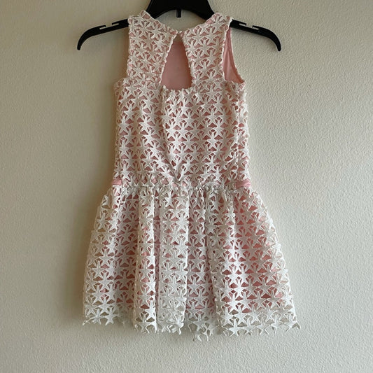 🌻Ava and Yelly girls pink and white dress size 6