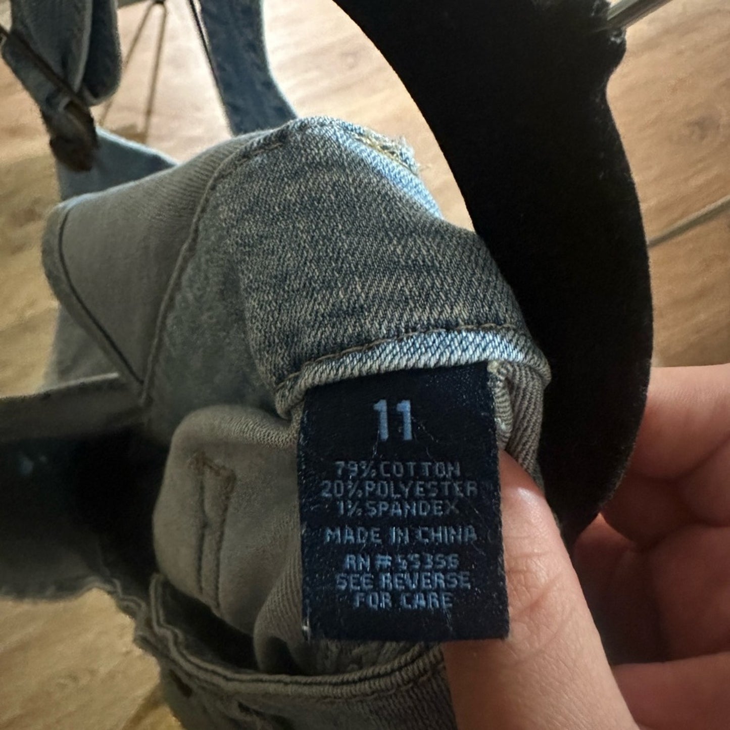 Vintage Blue Spice lightwash denim short overalls