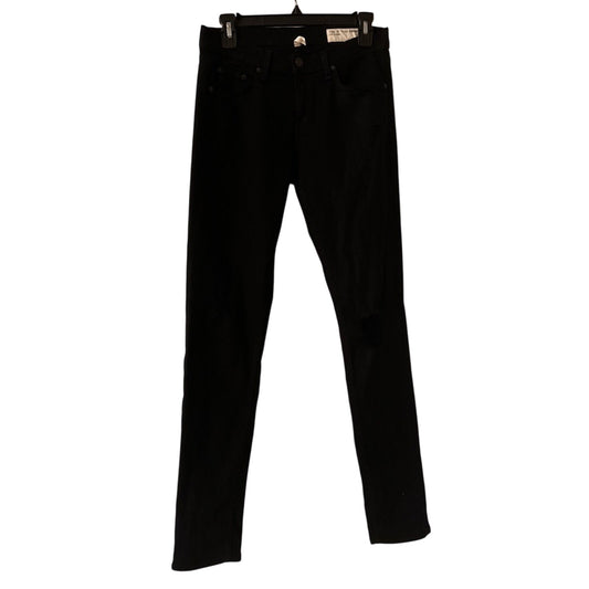 Rag & Bone black tattered skinny jeans size 25