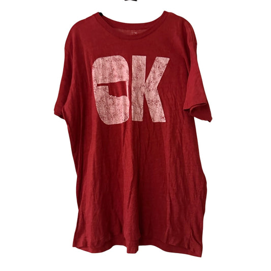 Oklahoma state tee size large