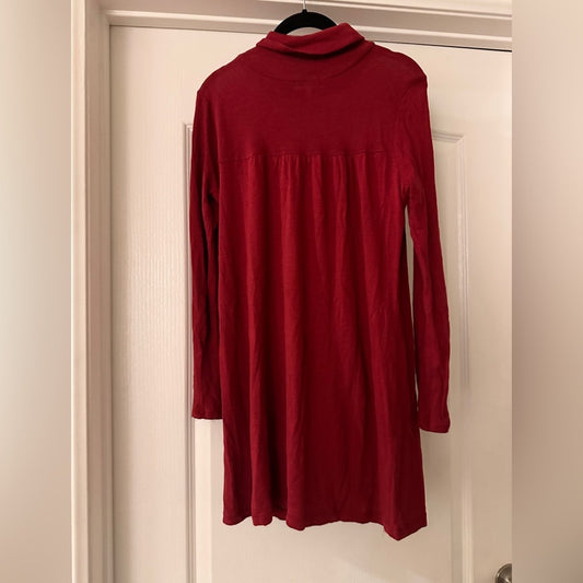 Poof Excellence red sweater dress size medium