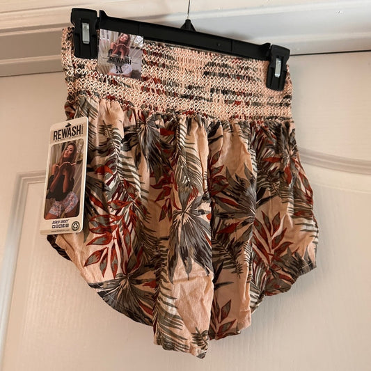 NWT Rewash the tropical printed beach shorts size medium