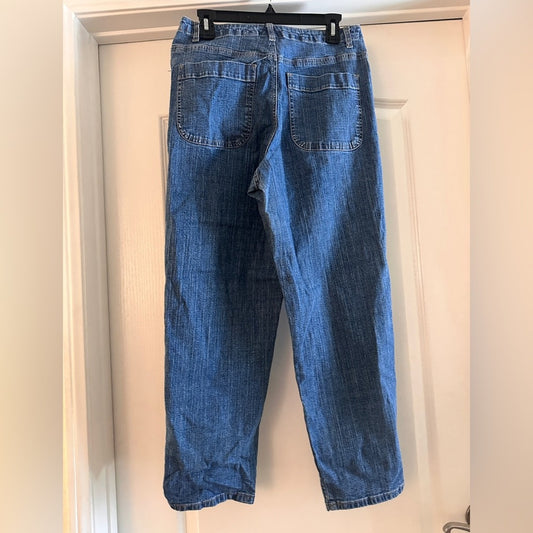 Crazy Horse By Liz Claiborne Classic Blue Denim Jeans Size 12 short