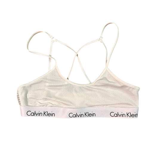 Calvin Klein white bralette size small