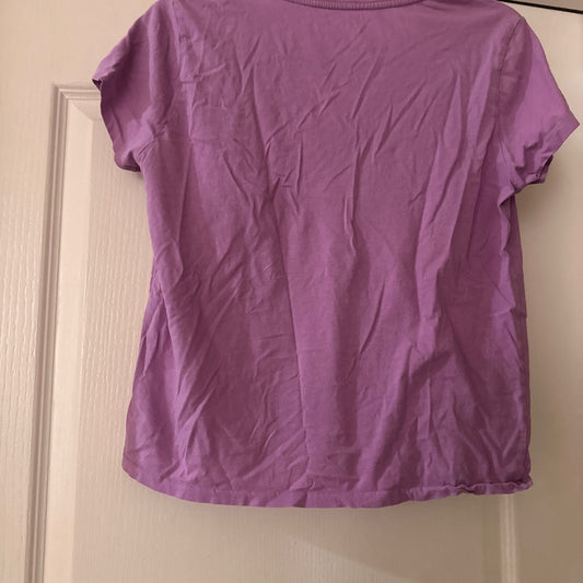 Polo Ralph Lauren purple short sleeve vneck tee size large