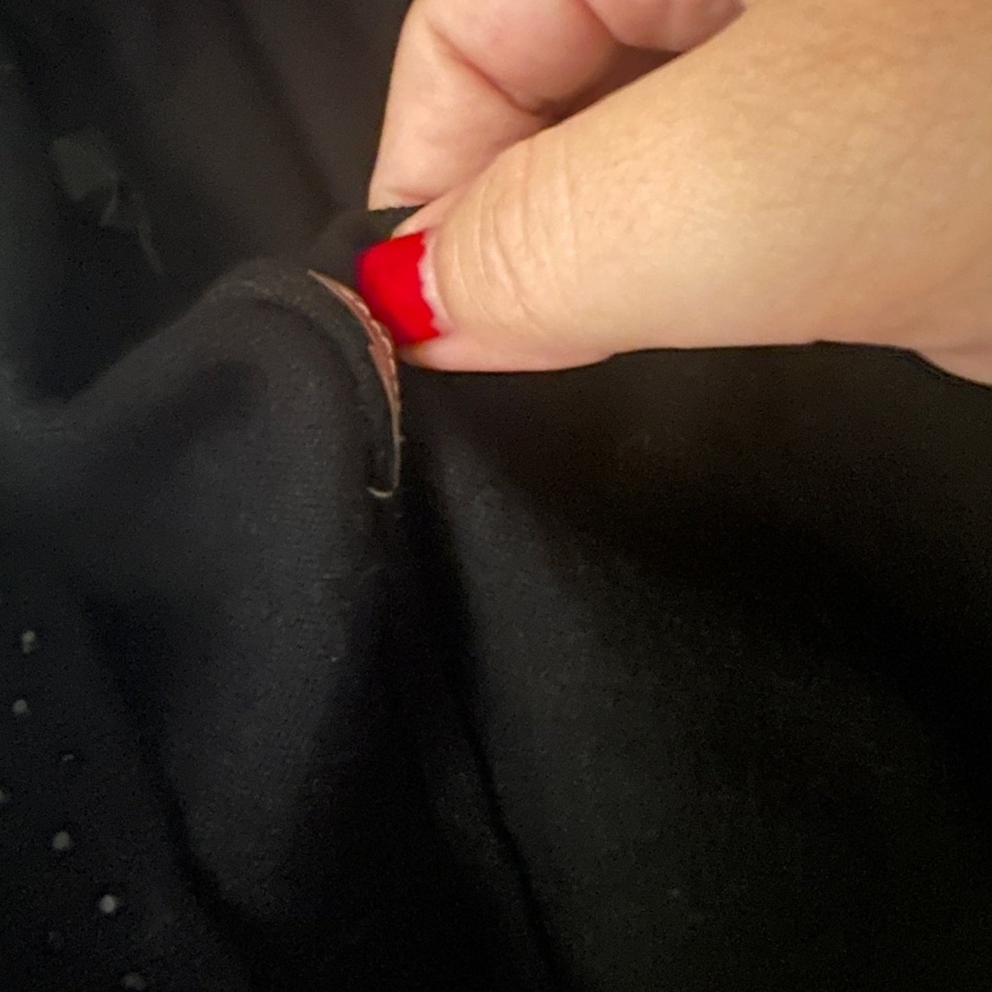 Calvin Klein black knit rhinestone cardigan