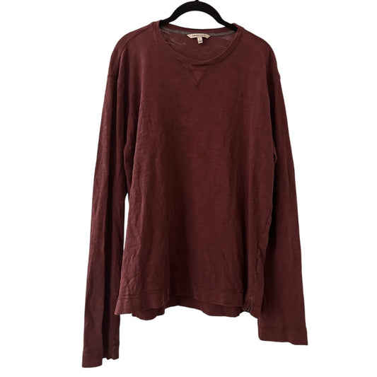 Calvin Klein maroon long sleeve tee size large