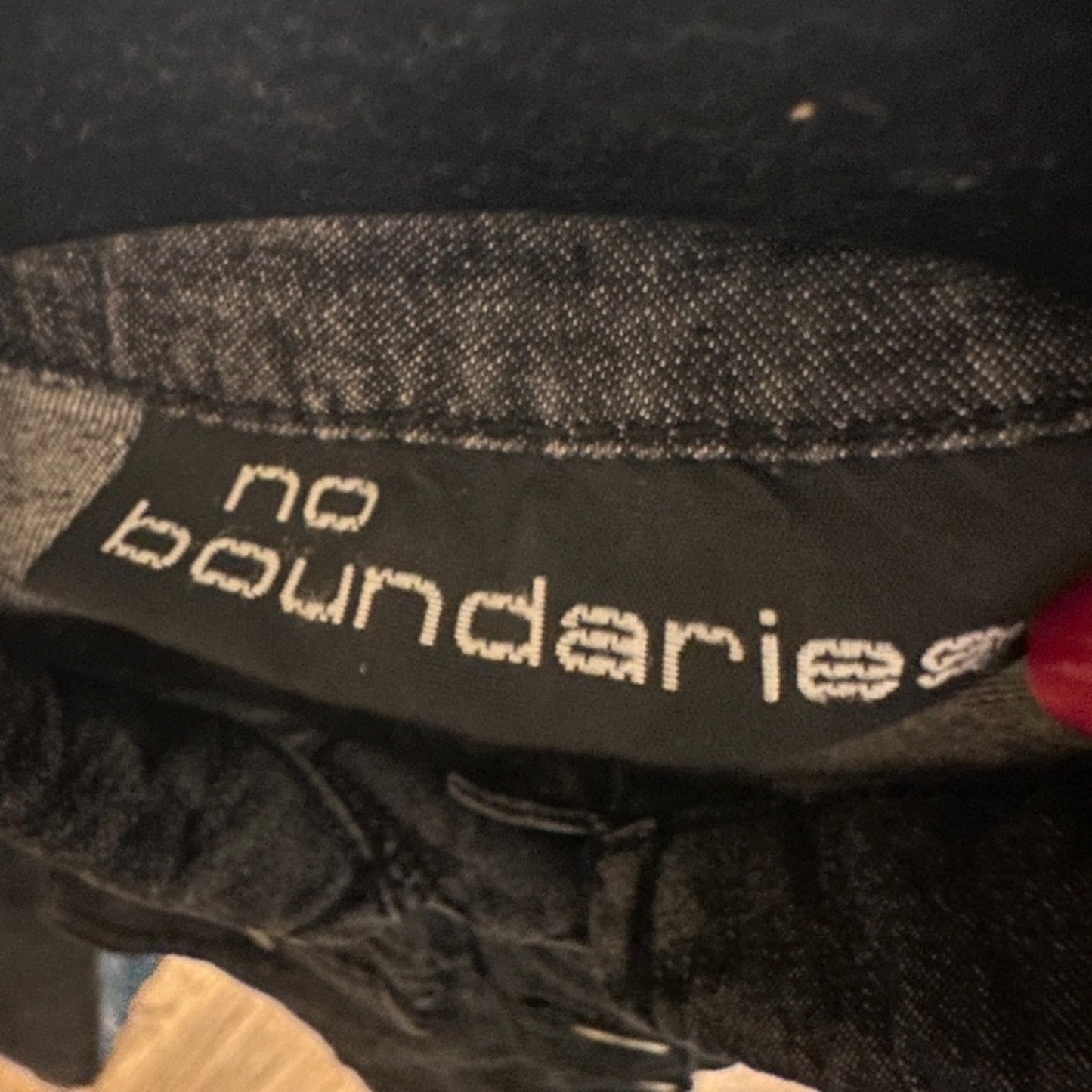 No boundaries denim jacket dark wash size small