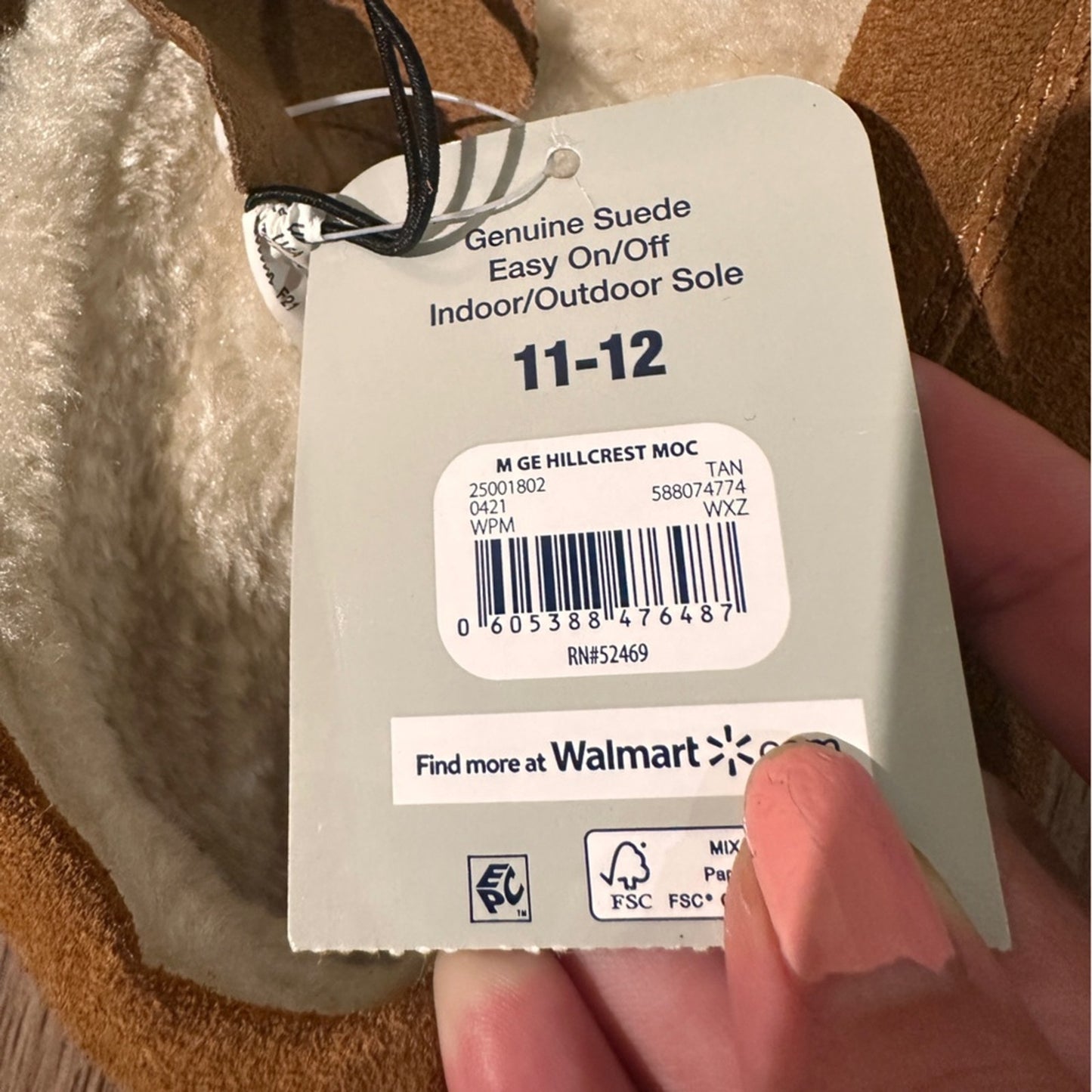 NWT George moccasins size 11-12