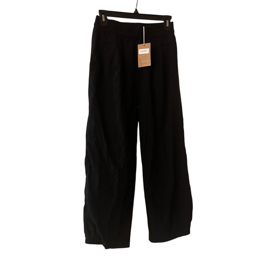 Lesumes black cotton gauze pants size small