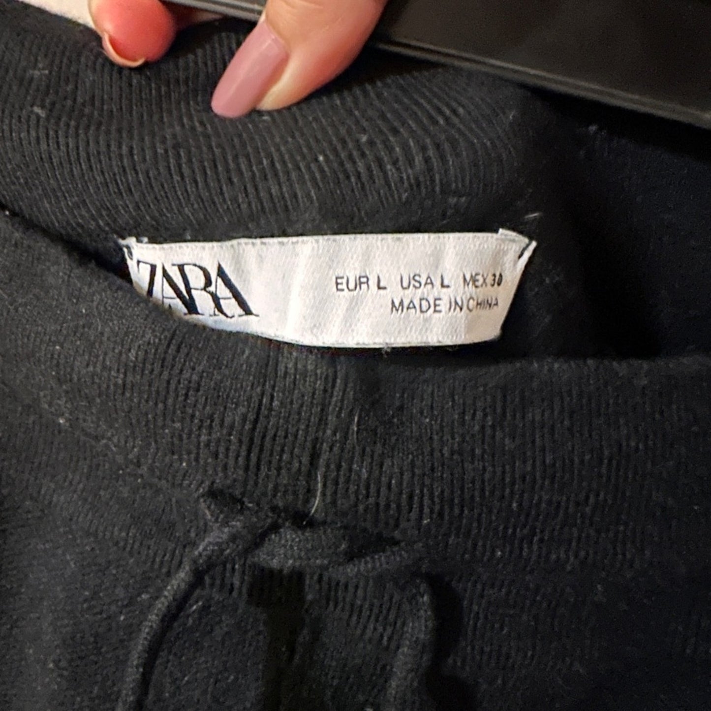 Zara black sweatpants size large