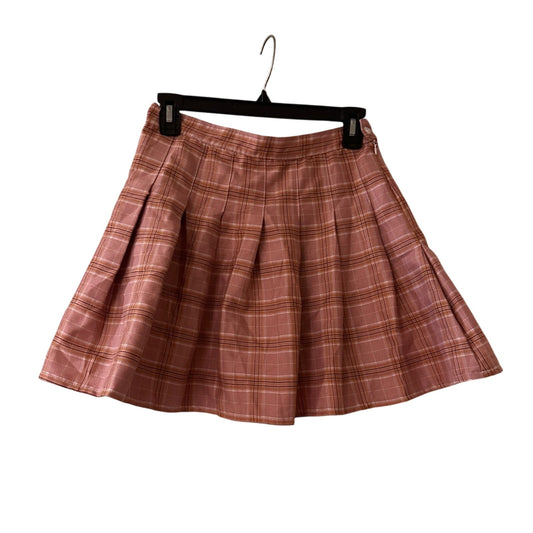 Plaid Pink Skirt