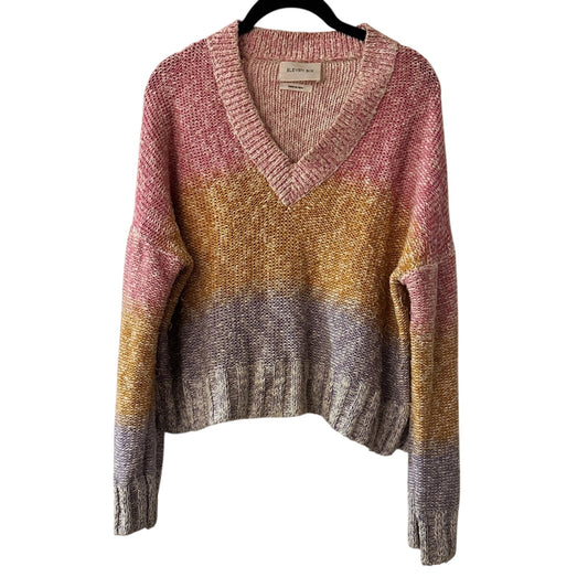 Eleven Six color block ombré Brie Sweater size xs/small