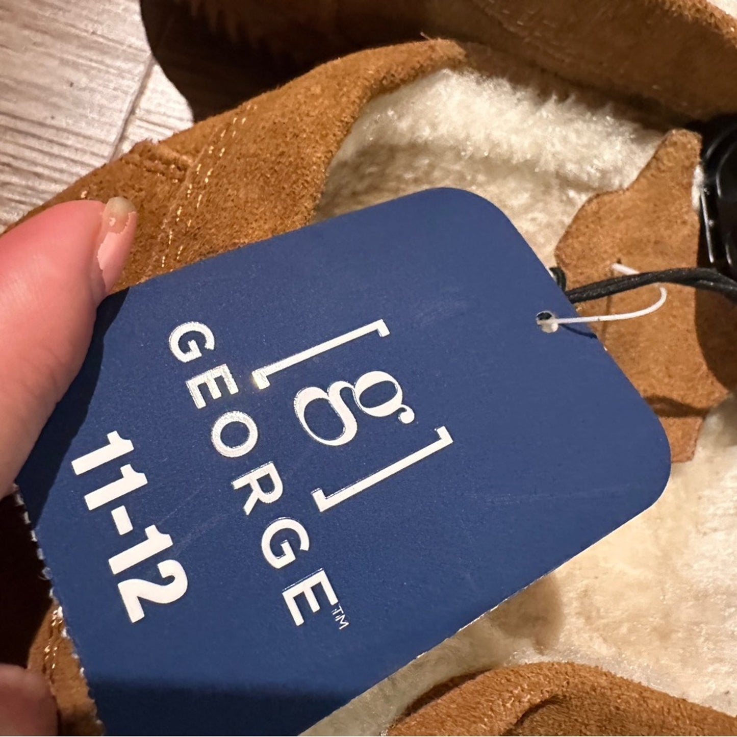 NWT George moccasins size 11-12