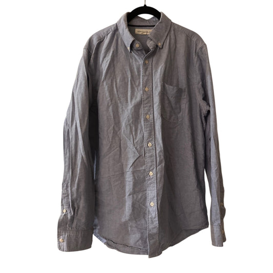Aeropostale blue button down shirt size medium
