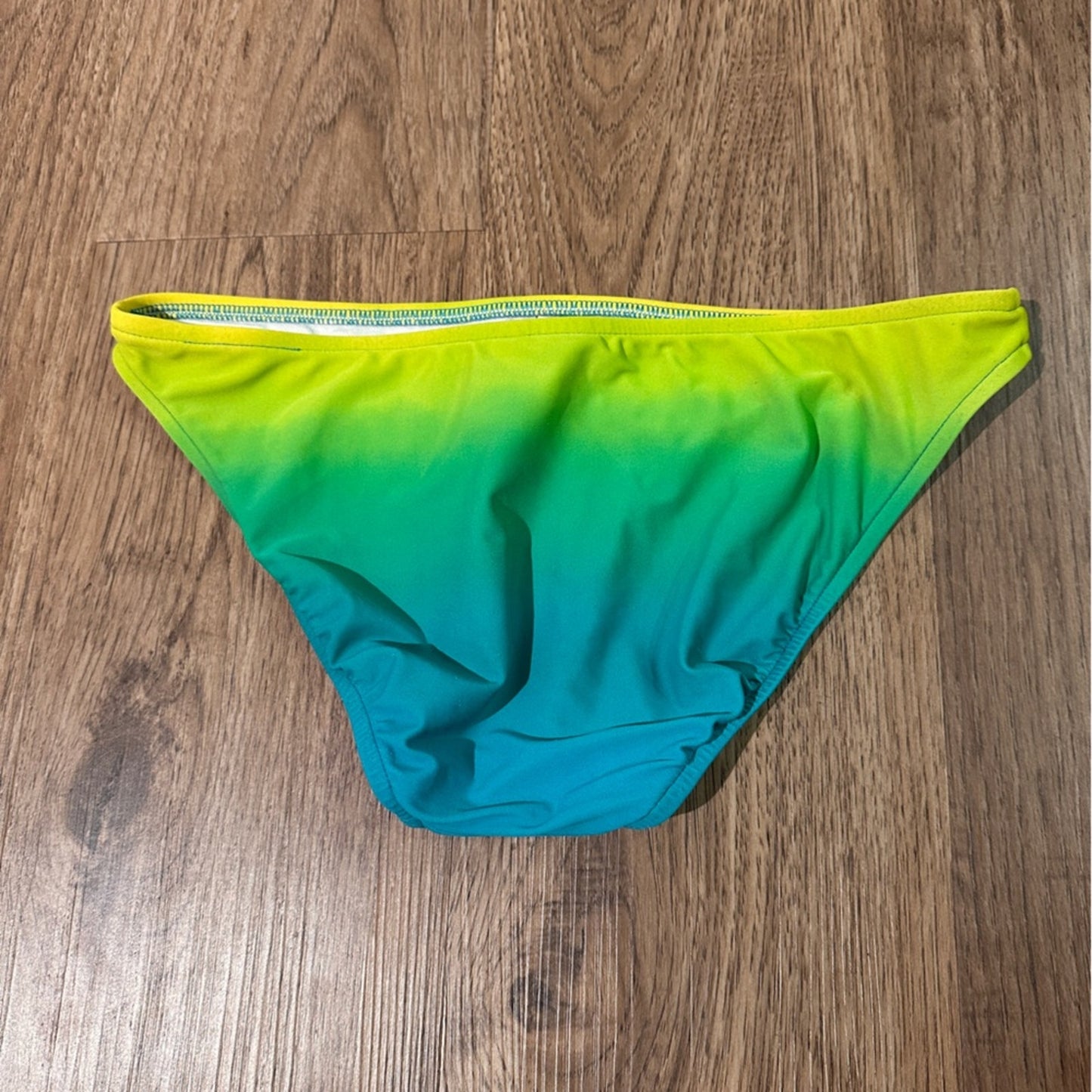 🍷Polo Ralph Lauren green and blue ombré swimsuit bottoms size small