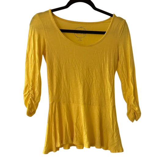 Inc. yellow blouse size XS