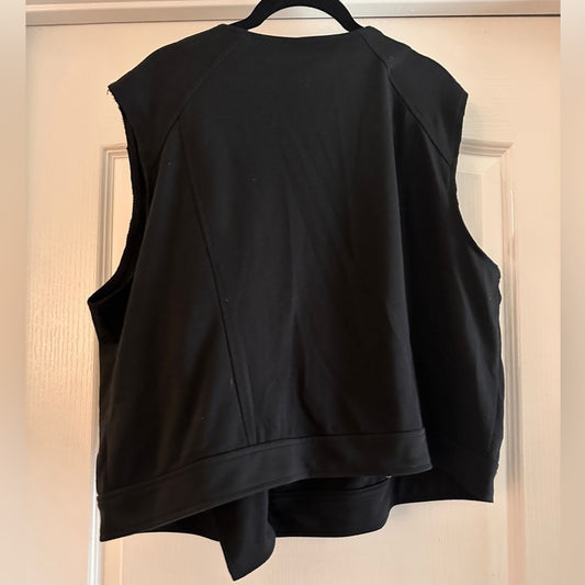 Pure energy black size zip jersey vest size 3X