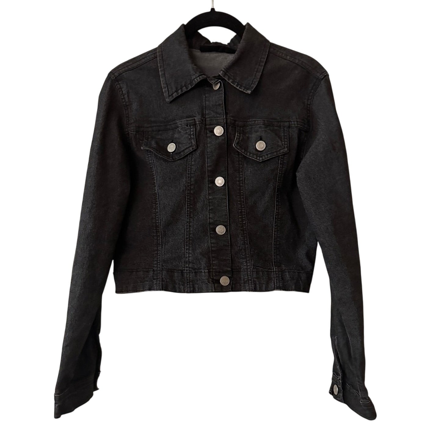 No boundaries denim jacket dark wash size small