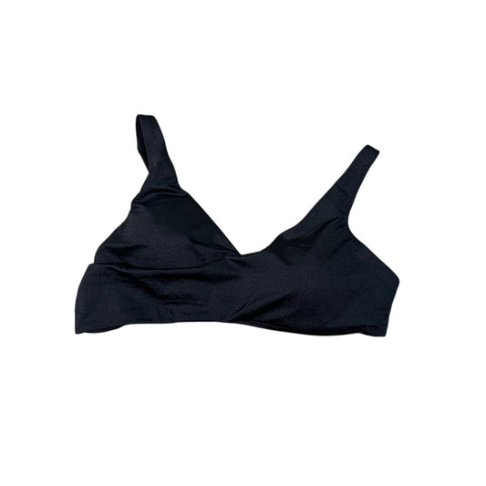 NWT Tahari wrap bra hook back black bikini top size large