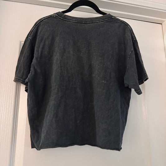 J.Gault grey acid wash tee San Francisco graphic shirt size medium