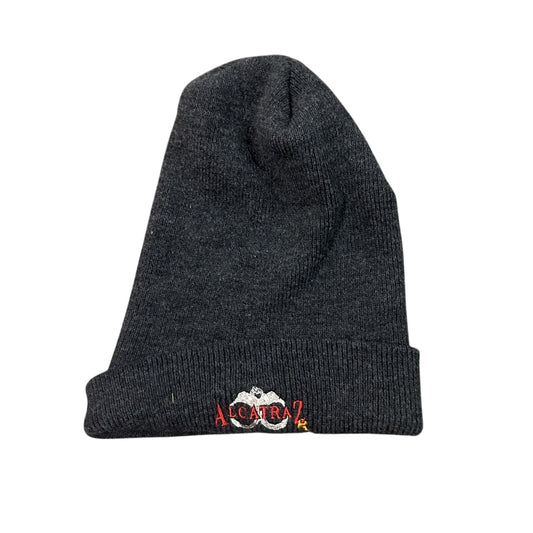 Unisex Alcatraz dark grey beanie one size