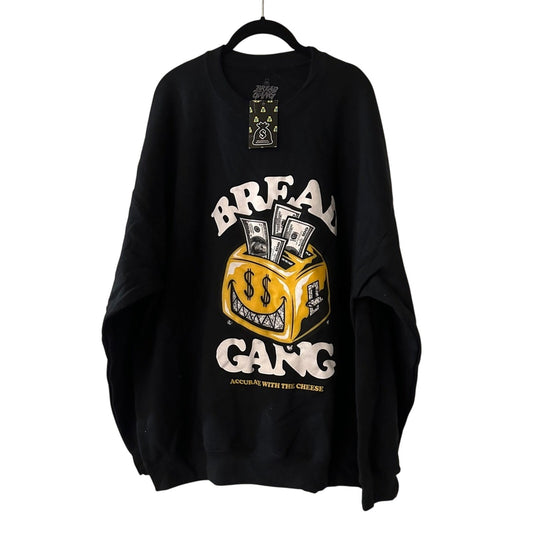NWT Bread gang black fleece graphic sweatshirt size 2X
