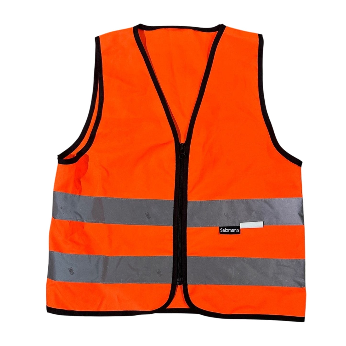 Salzmann Orange construction worker costume vest accessory