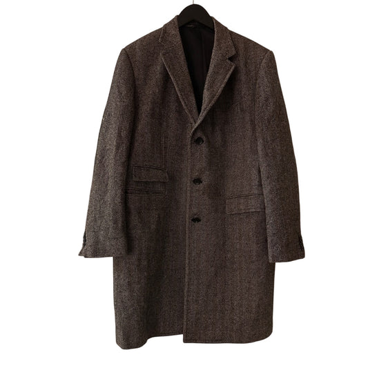 S. Cohen vintage dark grey wool overcoat size 44 T