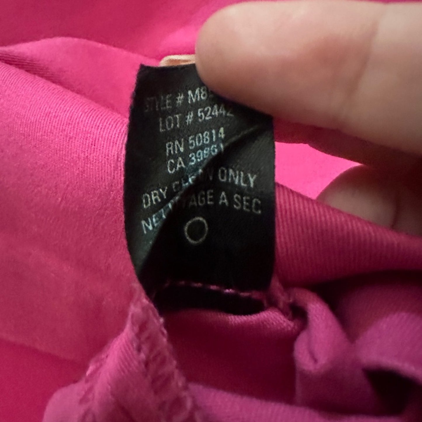 Y2K style pink denim mini skirt size 14