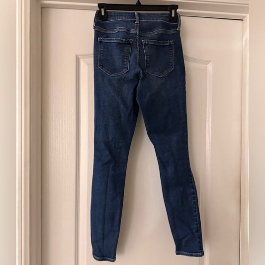 Old Navy high rise rockstar super skinny jeans size 00