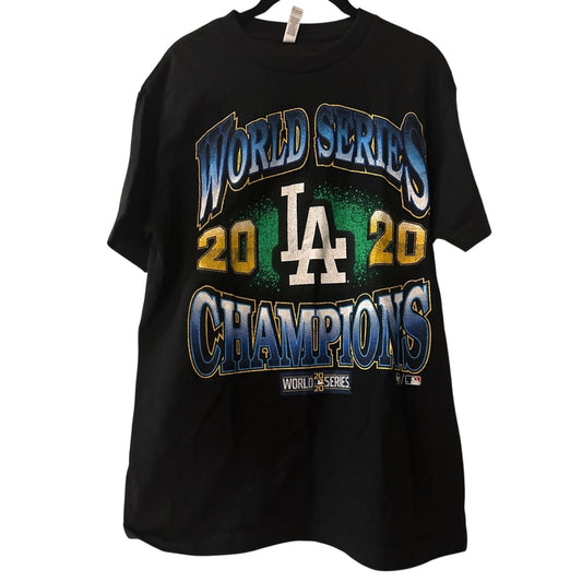 LA 2020 World Series championship graphic tee size medium