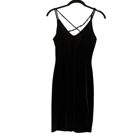 A+Ellen black velvet little black dress size medium