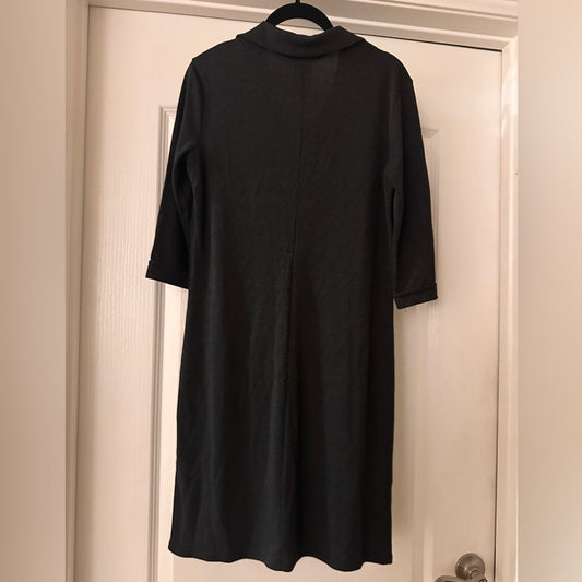 Max Studio Elegant Dark Grey Dress Size Medium