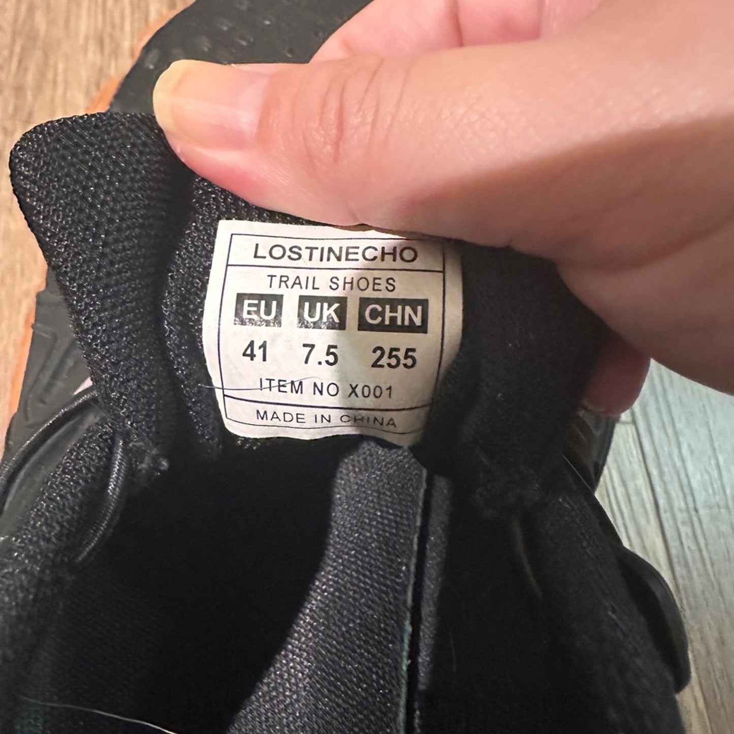 Koppu black water outdoor shoes size 7.5