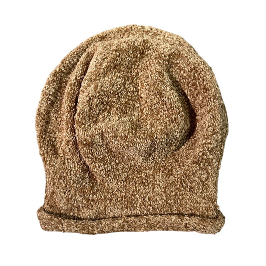 Light brown knit hat
