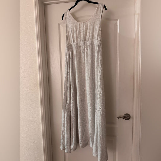 Grey and white printed nightgown size small