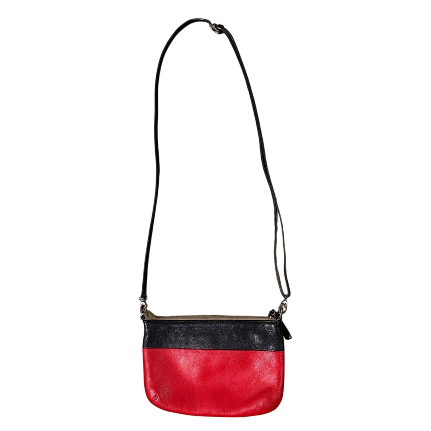 Vintage Brighton Red and Black Crossbody Bag
