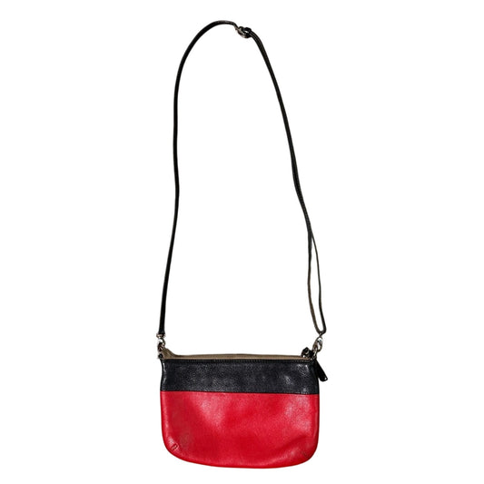 Vintage Brighton Red and Black Crossbody Bag